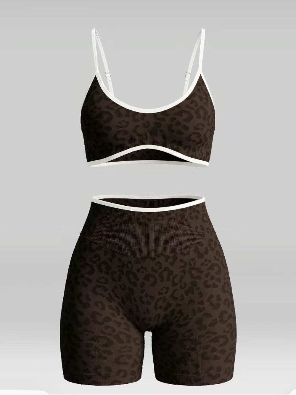 Leopard workout set